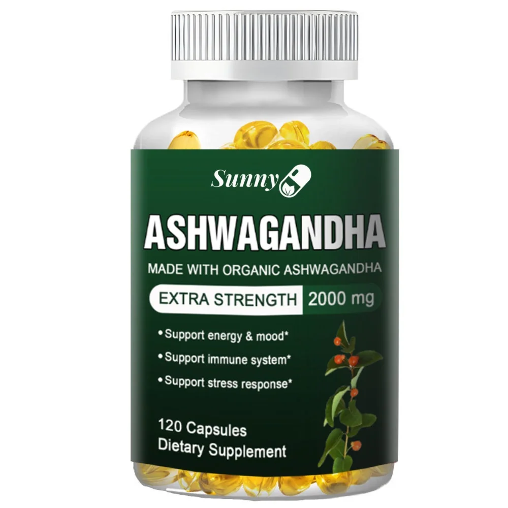 Ashwagandha Extract Root - Ashwagandha-extractcapsule Anti-oxidatie, lipidenverlagend, decompressie, slaapverbetering, versterking