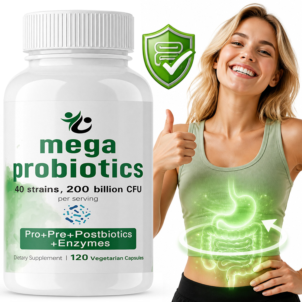 Digestive Enzyme Blend - Probiotica 200 miljard CFU, 120 capsules
