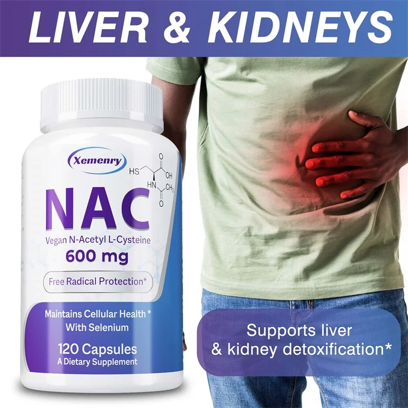 Nac N Acetyl Cysteine - NAC-capsules 600 mg - Ondersteuning van