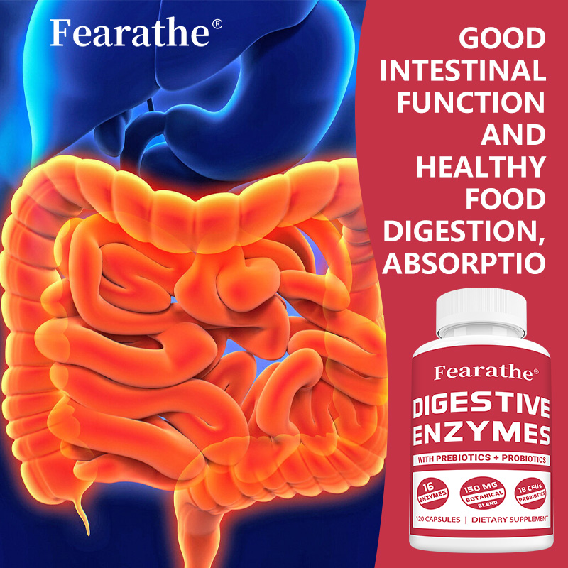 Digestive Enzyme Blend - Spijsverteringsenzymcapsules - met probiotica en prebiotica,