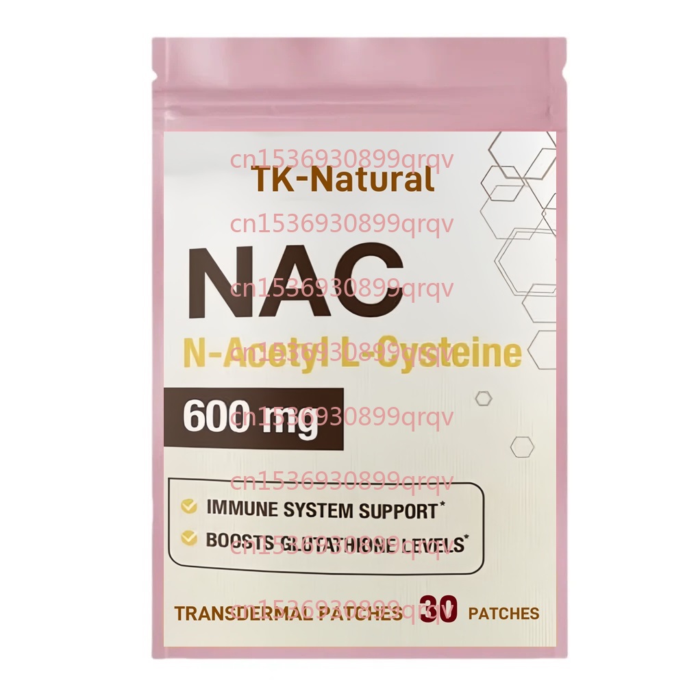 Nac N Acetyl Cysteine - 30-pleisters N-acetyl-L-cysteine (NAC) Transdermale pleisters ondersteunt