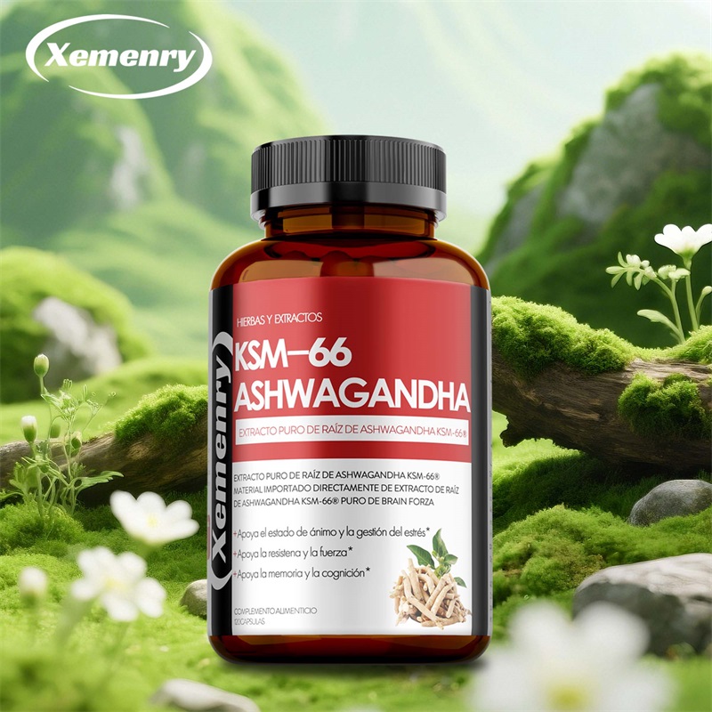 Ashwagandha Extract Root - KSM 66 Ashwagandha wortelextractcapsules - helpt