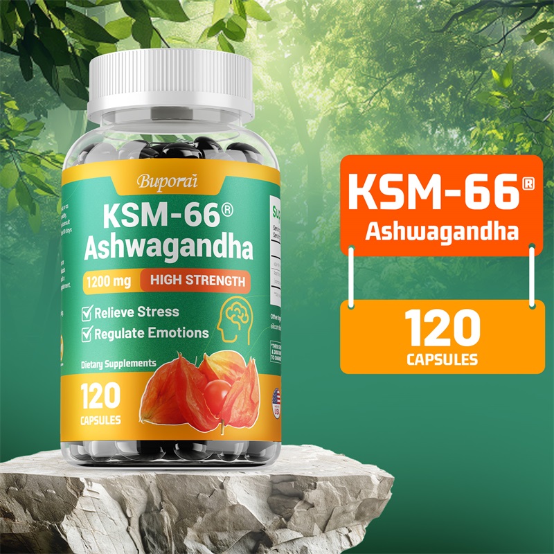 Ashwagandha Extract Root - KSM-66 Ashwagandha 1200 mg vegetarische capsules
