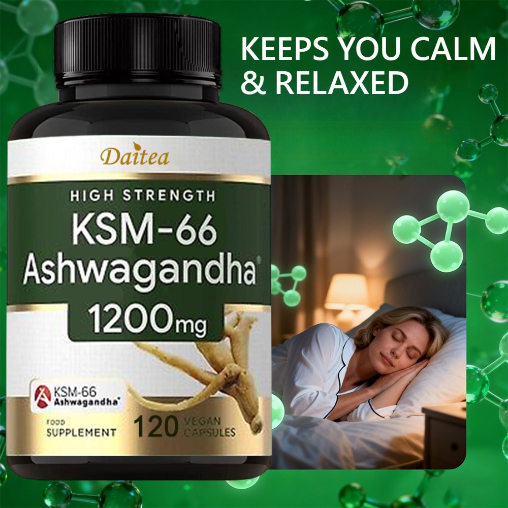 Ashwagandha Extract Root - Biologisch KSM-66 Ashwagandha-wortelextract voor stressverlichting, hoge