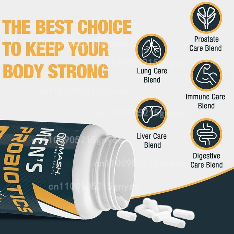 Probiotic 60 Billion - 60 capsules Mannelijke probiotica 500 miljard