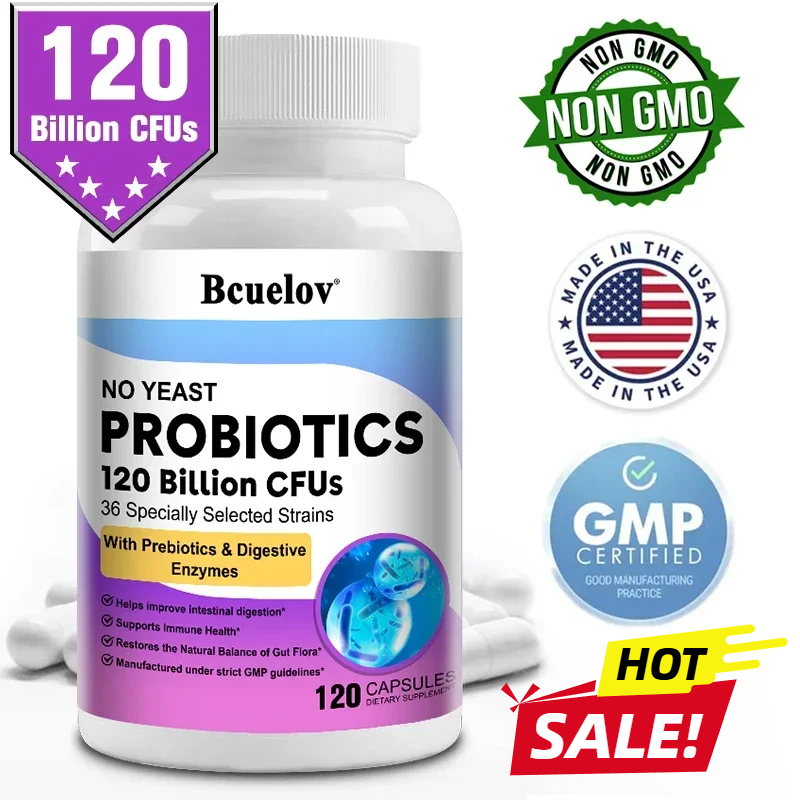 Digestive Enzyme Blend - Probiotica 120 miljard CFU 36 stammen