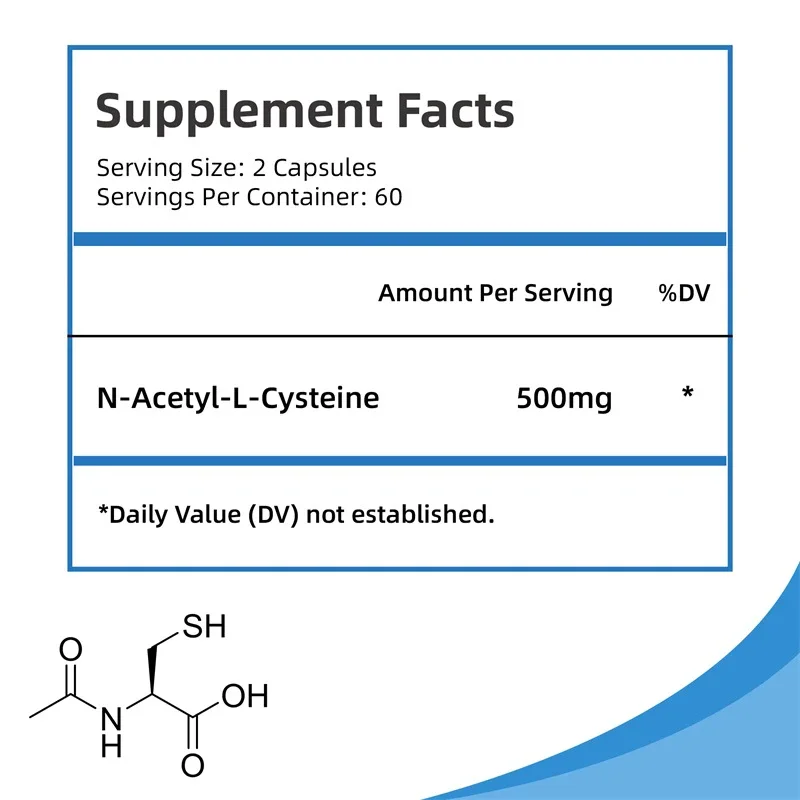 NAC - N-acetylcysteine - Onder - Nac N Acetyl Cysteine recensie en prijs