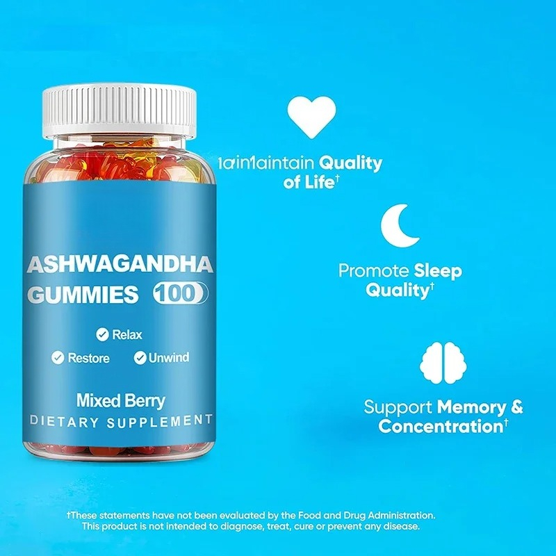 Ashwagandha Gummies - Verlicht - Ashwagandha Extract Root recensie en prijs