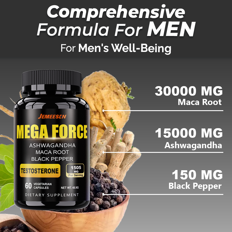 Macawortelcapsules voor mannen - Ashwagandha Extract Root recensie en prijs