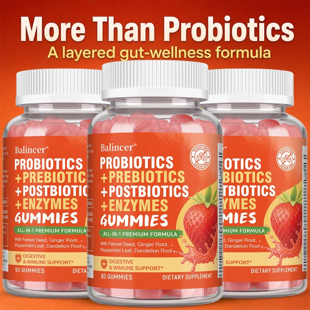 Probiotische Gummies, Prebioti - Digestive Enzyme Blend recensie en prijs