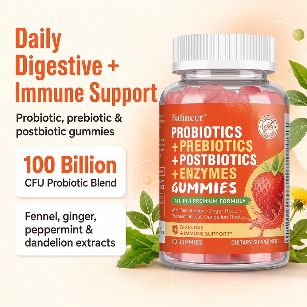 Probiotische Gummies, Prebioti - Digestive Enzyme Blend recensie en prijs