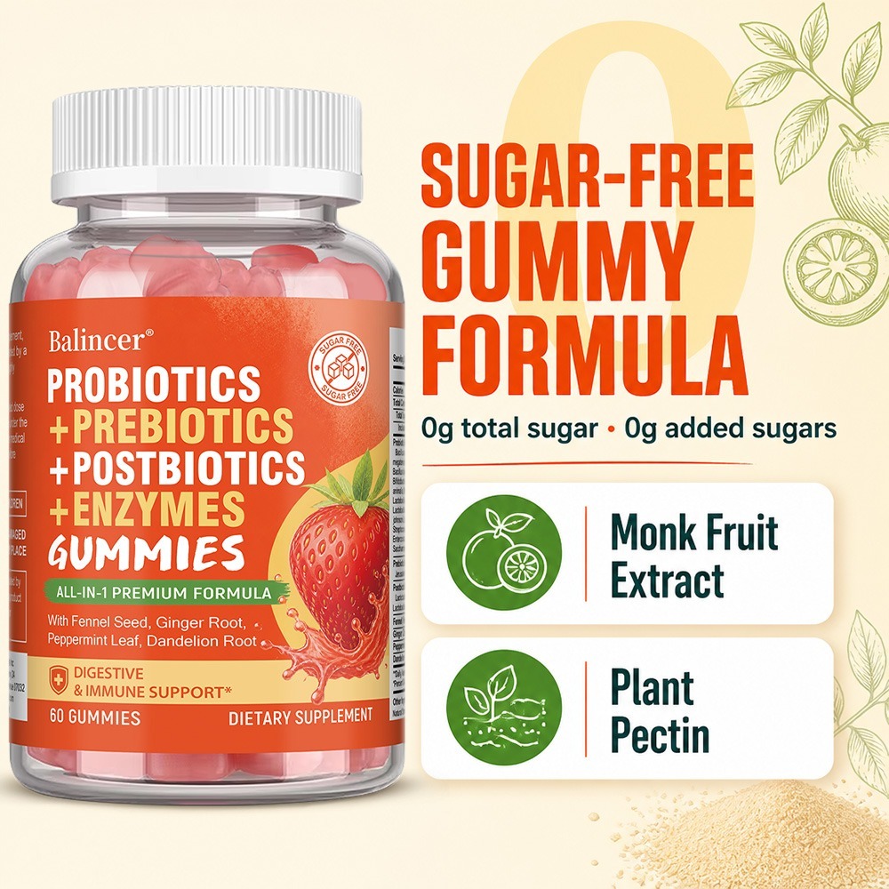 Probiotische Gummies - Bevat p - Digestive Enzyme Blend recensie en prijs