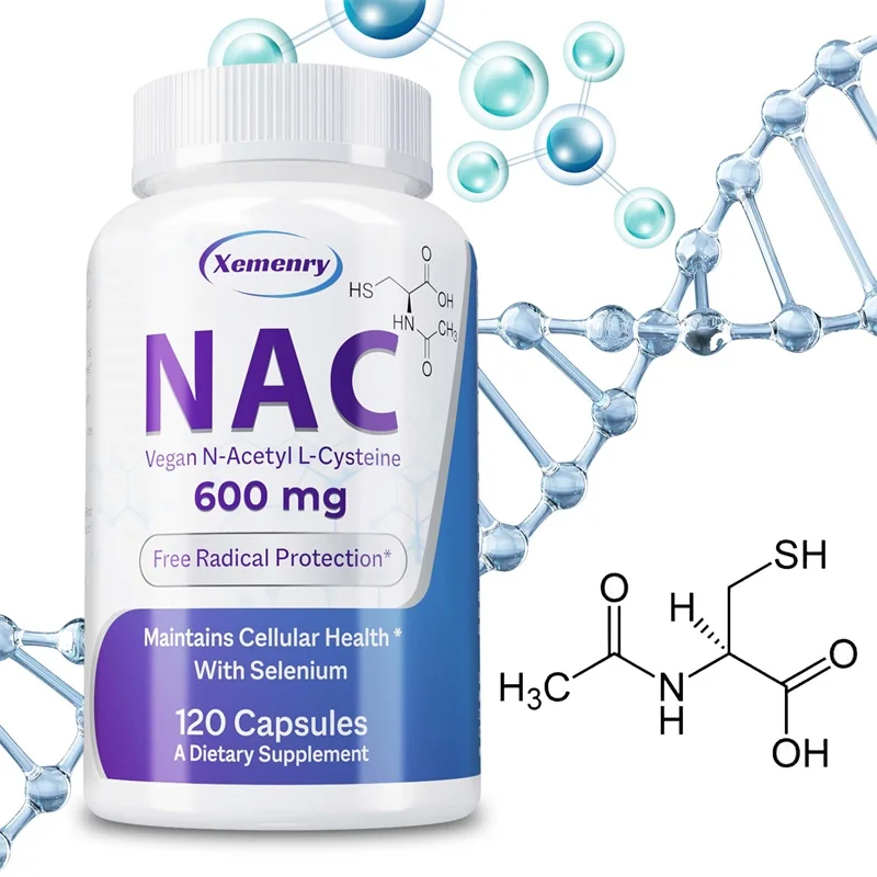 NAC-capsules 600 mg - Onderste - Nac N Acetyl Cysteine recensie en prijs