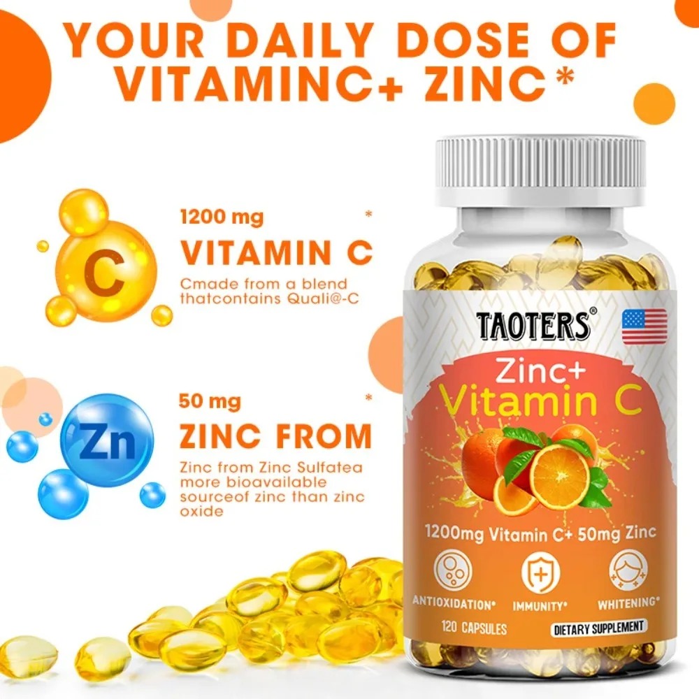 Vitamine C met Zink 120 Capsul - Nutrition Zinc recensie en prijs
