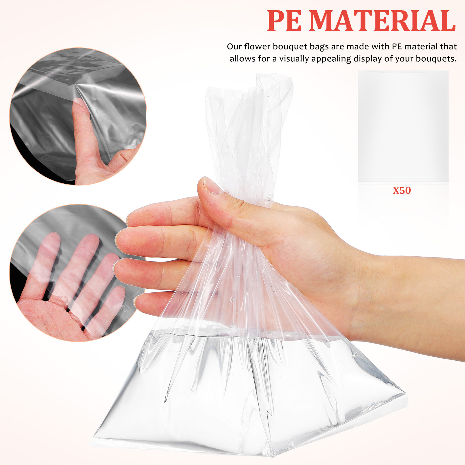 50 stuks bloementassen Plastic - Nutrition & Fitness Class recensie en prijs