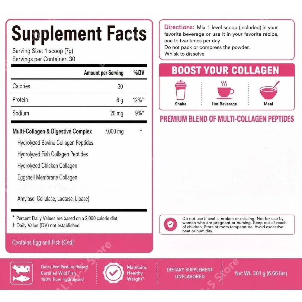 Gehydrolyseerd Multi Collageen - Digestive Enzyme Blend recensie en prijs