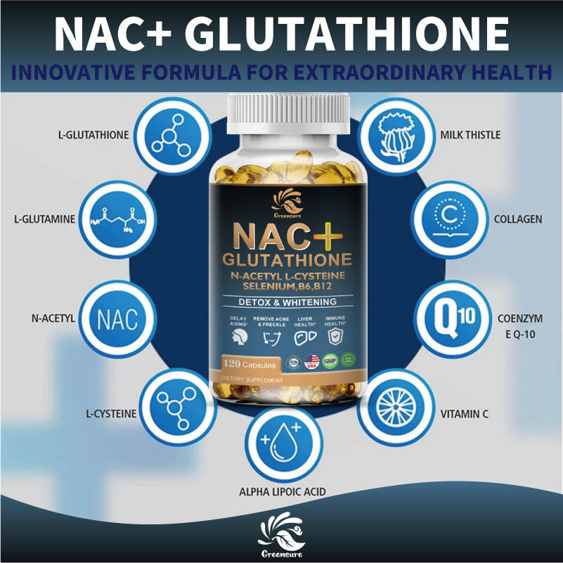 Gresure Nac Glutathion Capsule - Nac N Acetyl Cysteine recensie en prijs
