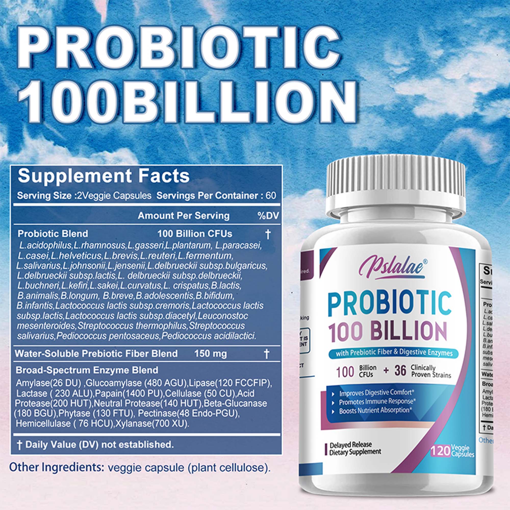 Probiotica 100-miljoen - Helpt - Probiotic 60 Billion recensie en prijs