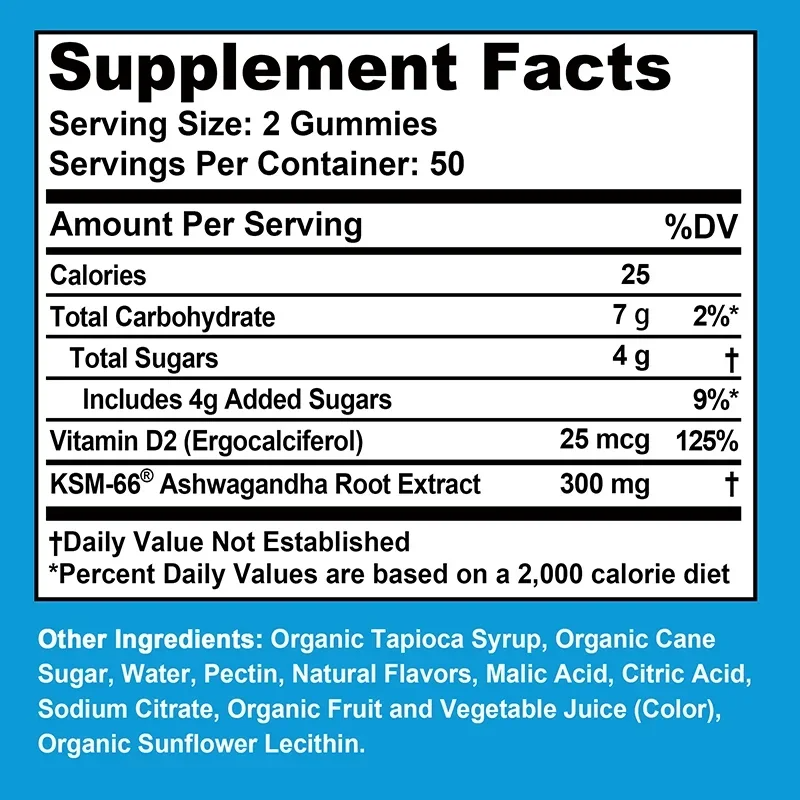 Ashwagandha Gummies - Spierher - Ashwagandha Extract Root recensie en prijs