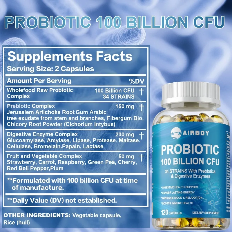 Probiotica 100% miljard CFU -  - Probiotic 60 Billion recensie en prijs