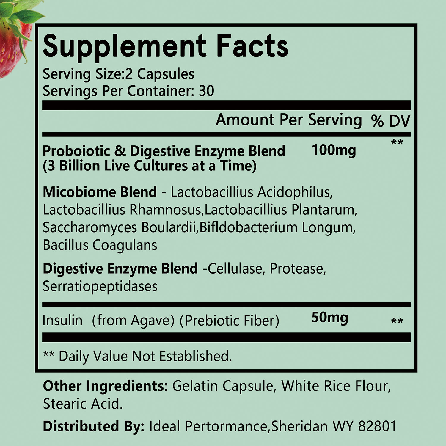 Geavanceerde orale probiotica  - Digestive Enzyme Blend recensie en prijs