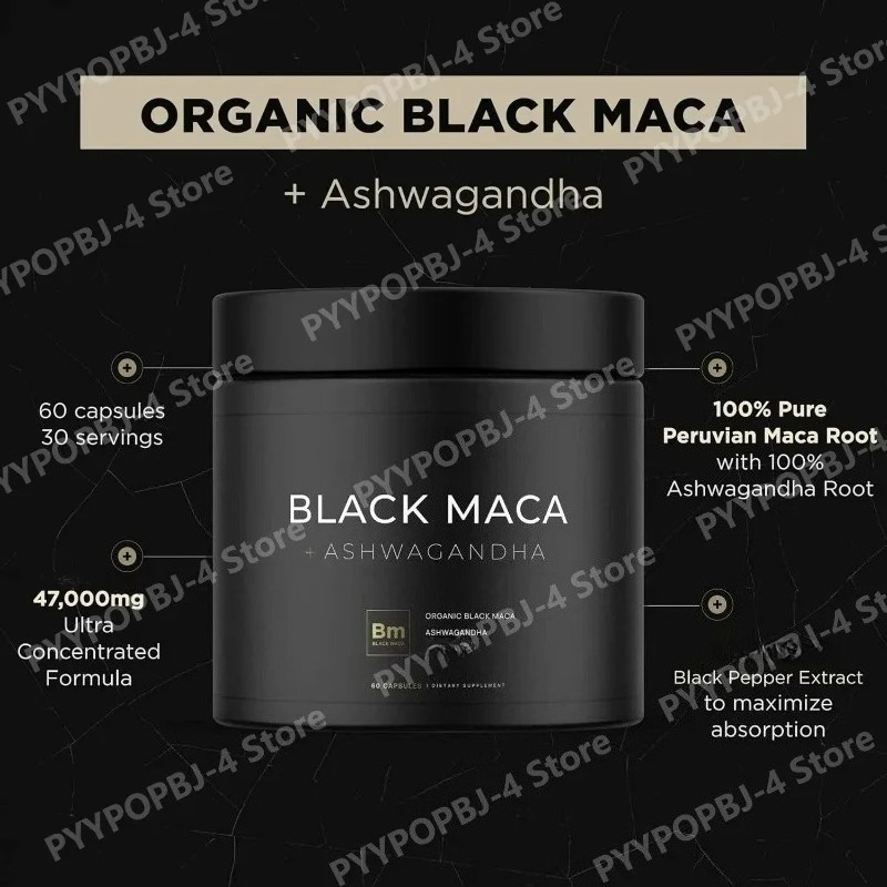 Zwart Maca Wortel Extract met  - Ashwagandha Extract Root recensie en prijs