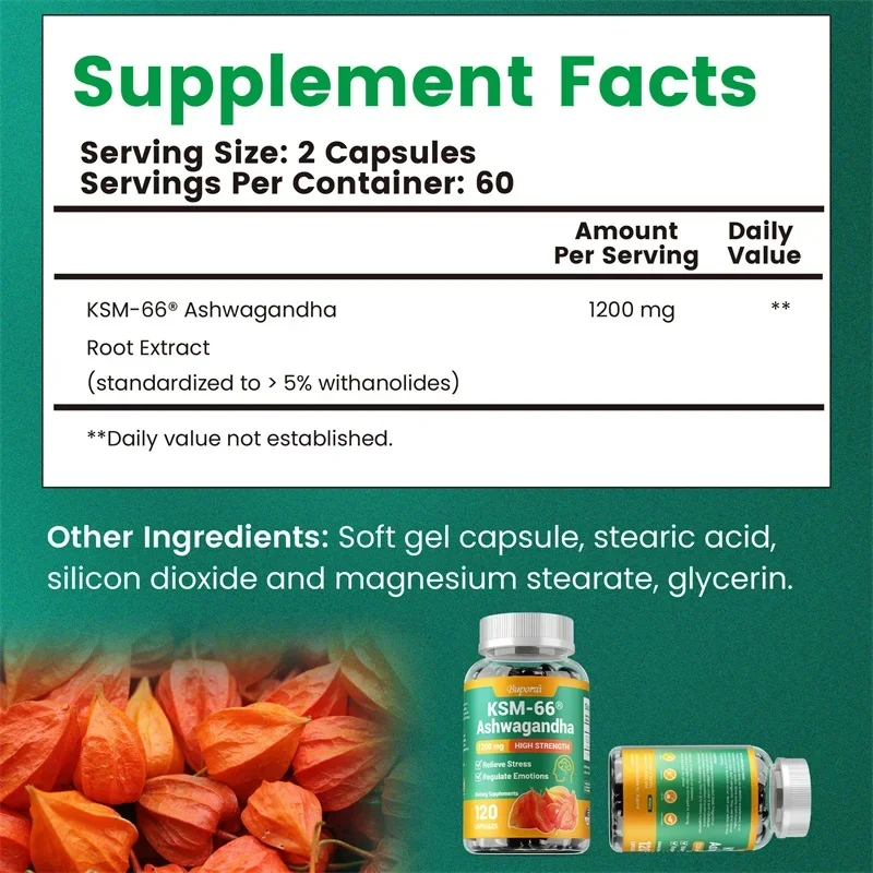 KSM-66 Ashwagandha 1200 mg veg - Ashwagandha Extract Root recensie en prijs