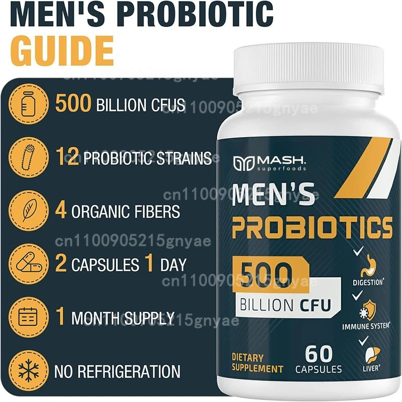 60 capsules Mannelijke probiot - Probiotic 60 Billion recensie en prijs