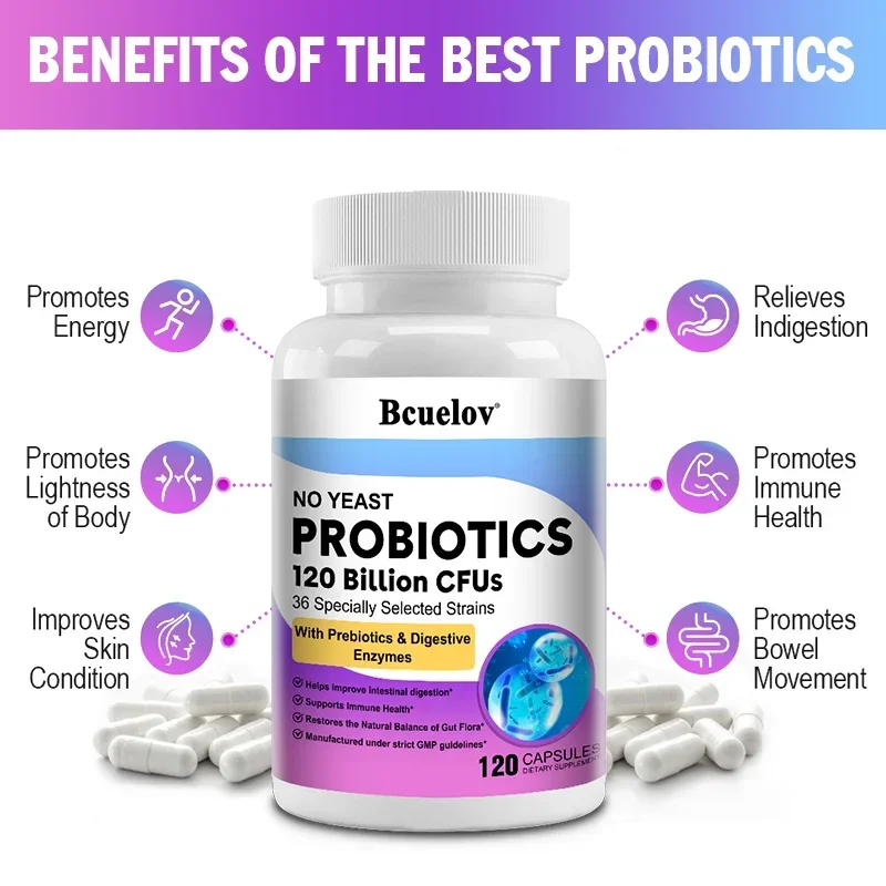 Probiotica 120 miljard CFU 36  - Digestive Enzyme Blend recensie en prijs